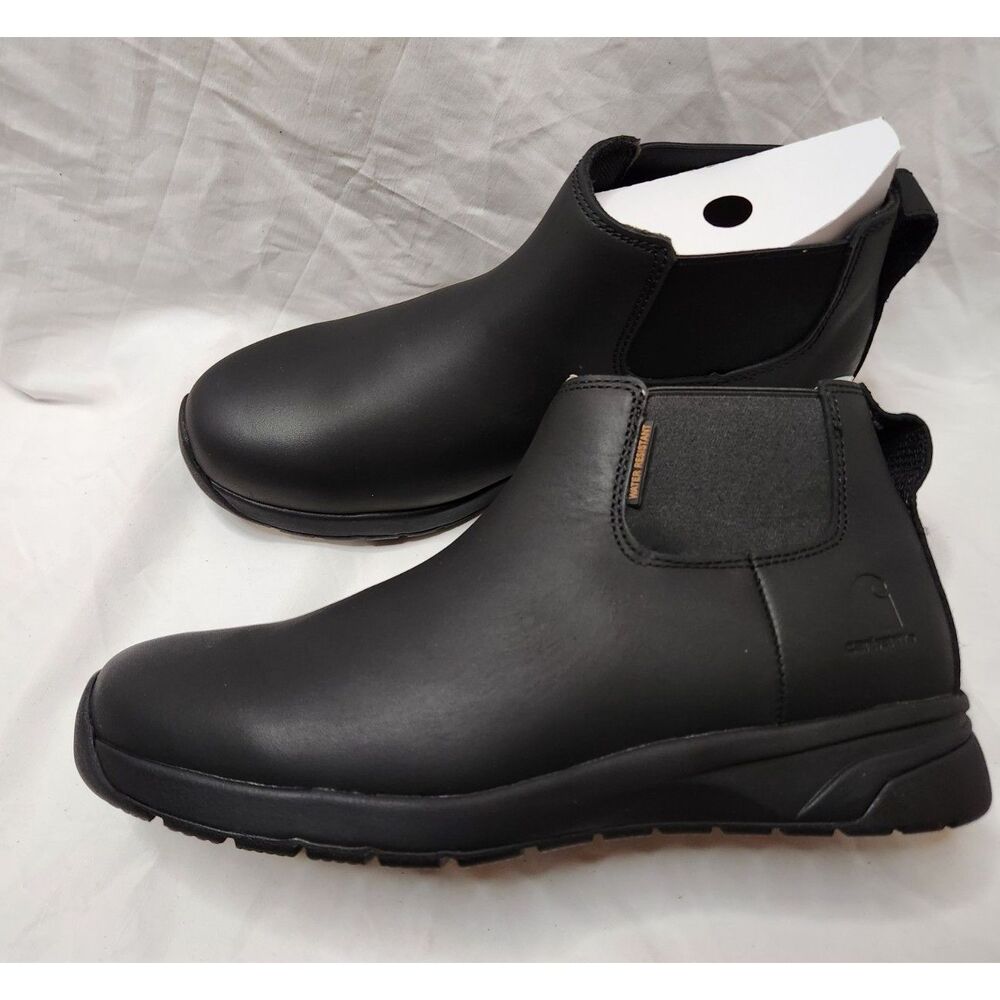 Carhartt Force Romeo Boots US 11.5 Wide Soft Toe EH Water‑Resistant Black